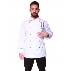 GIACCA CUOCO MODELLO ITALIA UNISEX PNM