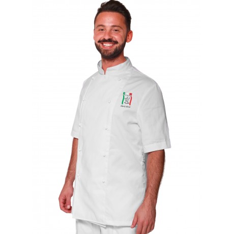 GIACCA CHEF MANICA CORTA UNISEX CNM