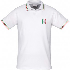 SET di 2 POLO UNISEX CON PROFILO ITALIA CNM