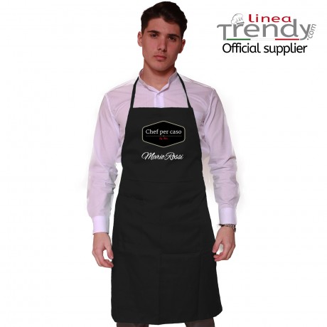 GREMBIULE CON LOGO CHEF PER CASO
