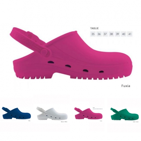 ZOCCOLI SANITARI FUXIA CON CINTURINO