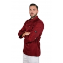 GIACCA CHEF BORDEAUX CON PERSONALIZZAZIONE RICAMO