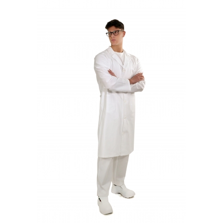 CAMICE UOMO MOD. OSPEDALIERO BIANCO