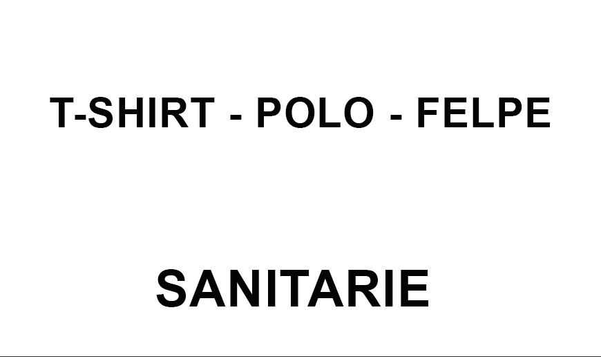 ABBIGLIAMENTO SANITARIO