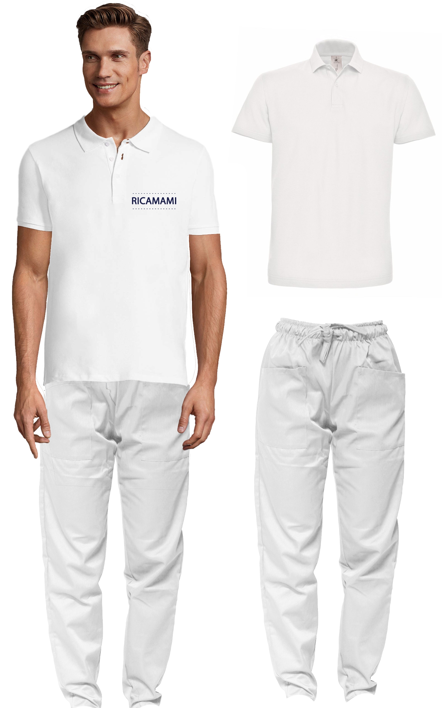 Polo Bianca - Pantalone Bianco